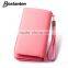 Pink Real Genuine Leather Clutch Purse Women Wallet High Quality