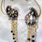 Designer kundan ear cover earrings