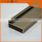 Free Sample Brush Champagene Gold Motorhome Rv Aluminum Door Frame Extrusion