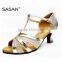 Lady Party Dance Shoes Thick Heel Salsa Dance Shoes Social Dance Shoes C107