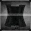 2014 New Fashion Gothic Black Steel Bone Gorgeous overbust corset 7398