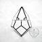 12*12*17cm geometric four face cutting glass terrarium flower arrangement air plant planter greenhouse home decoration 0100017
