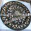 Italion Round Pietre Dure Marble Table Top, Marble Inlay Table Top, Dinning Table Top
