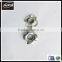 Zinc plated T-nut with 4 prongs M6