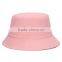 Shang Hai OEM Men Panama Women Fishing Hat Solid Color Bucket Hats