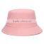 Shang hai OEM Men Panama Women Fishing Hat Solid Color Bucket Hats