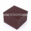 Chinese factories wholesale custom high-grade PU leather watch box, brown gift box