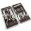 Bonvatt 12pcs Manicure Set Tools Stainless Steel Pruning Care Set Mens Manicure Set