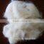 NEW!!! fine 100% wool waste, 27-28mic, 30-45mm, natural white color, to make yarn, felt etc