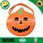 new style fashion felt fabric pumpkin kid's tote bag small