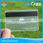 2017 Hot Beautiful Transparent Plastic PVC Card