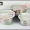 Popular stainless steel mixing salad bowl with silicone botton