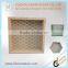 Display wood wire cube shelf with different colors