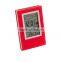 New arrival photo frame shaped desk clock with weather station and temperature for gift