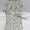 round crystal tea light candle holder