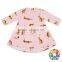 Latest Design Autumn Long Sleeve Baby Girls Dress Casual Party Pocket Girl Child Dress