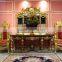 Luxurious Large size console table with black marble