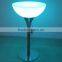 high LED cocktail table for wedding led illuminated furniture bar table