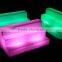 HDPE plastic color changing 3 level big Light up portable led wine rack