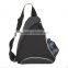 Fashion design custom single shoulder sling backpack with zipper pockets
