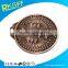 high quality promotional plating billiards metal medal