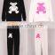 Letter Geometric Print Hoodies Pants Sets Women Sport Wear Loose Suit Tracksuit