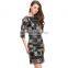 Open Back Club Lady Western Sexy Night Gold Sequin Dress Woman
