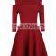 Women Fashion Dresses Winter 2017Knee Length Dress Patterns