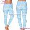Hot sale factory women sexy custom printed 92 polyester 8 spandex leggings