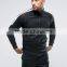 Wholesale Best Price High Quality New Design Durable Raglan Sleeves 100% Polyester Jersey Black Casual Men Jacket
