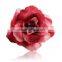 Yiwu Factory Wholesale Rhinestone Brooch Custom Fabric Flower Brooches Big Flower Hairwear
