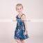 S17618A Kids party 2017 casual sleeveless model baby girl summer dress