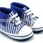 High Quality Hot Sales blue baby canvas shoes for boy