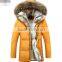 Yellow Color Coat / Winter Clothing Goose Down Jacket