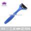 Plastic handle medical razor for shaving in hospital