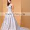 Ball Gown Wedding Dress Sparkle & Shine Floor-length Halter Lace Satin Tulle with Sequin P058