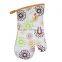 Wholesale Decorative Oven Gloves Cotton Flower Pattern Oven Mitts