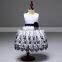 summer newest little girls party wear sleeveless bowknot girls party dresses