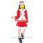 New Products High Quality Unique Christmas Santa Claus Girl Dress Costumes for Kids MFJ-0090