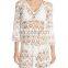 C11 Custom Crochet Sexy See-through Beach Tunic Cover Ups