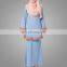 Dubai Abaya Designs Elegant Muslim Lady Baju Kurung Modest Style Women Clothing Popular Baju Suit