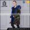 Factory wholesale cheap fur jackets fashion mens faux blue fur coat