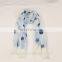 wholesale women fashion chiffon scarf and shawl china factory printing scarf