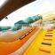 Jungle inflatable bouncy castle with water slide trampoline slide
