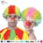 80g wholesale couple carnival party synthetic fibre cheap Afro clown wigs