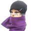 100% acrylic shawl for ladies promotional knitted scarf neck warmer bandelet plain color warm muffler winter neckerchief