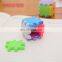 Factory kawaii stationery Wholesale Promotional China new coming novelty cube shaped plastic manual pencil sharpeners