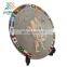 high quality zinc alloy custom antique copper 3d sport souvenir metal plate