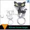 Custom Halloween Series Cat Magnetic Eyeglass Holder, Upright Eyeglass Holder Brooch Pins