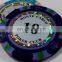 Custom Monte Carlo plastic poker chips token coins